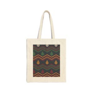 African Print Everyday Tote Bag - Natural
