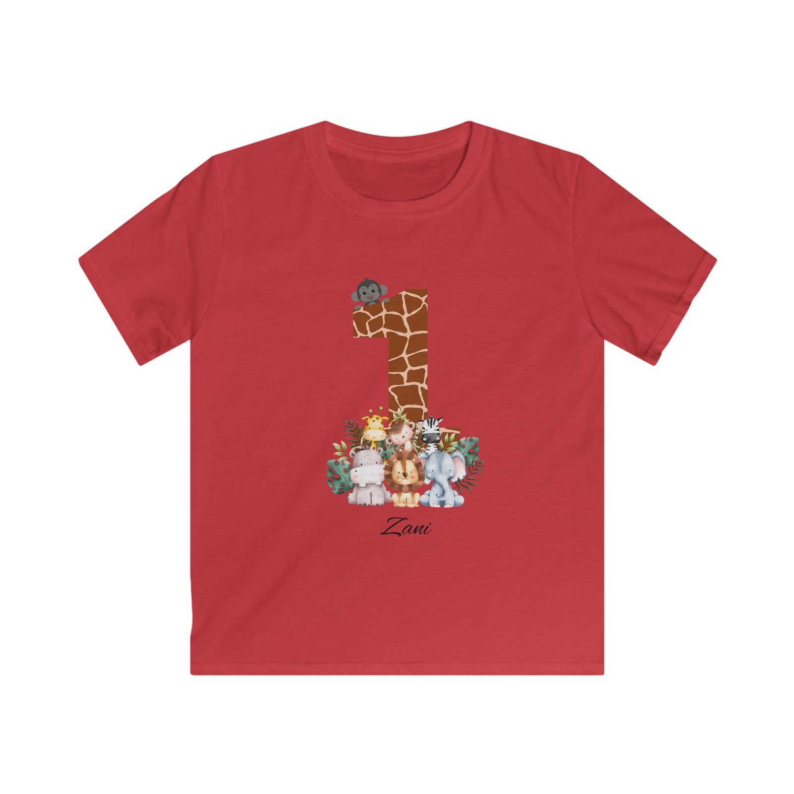 Safari Birthday Shirt - Custom Safari Birthday Shirt - Custom - Image 2