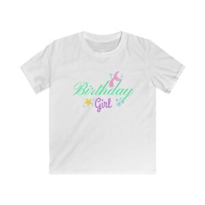 Alternative view of Mermaid Birthday girl shirt