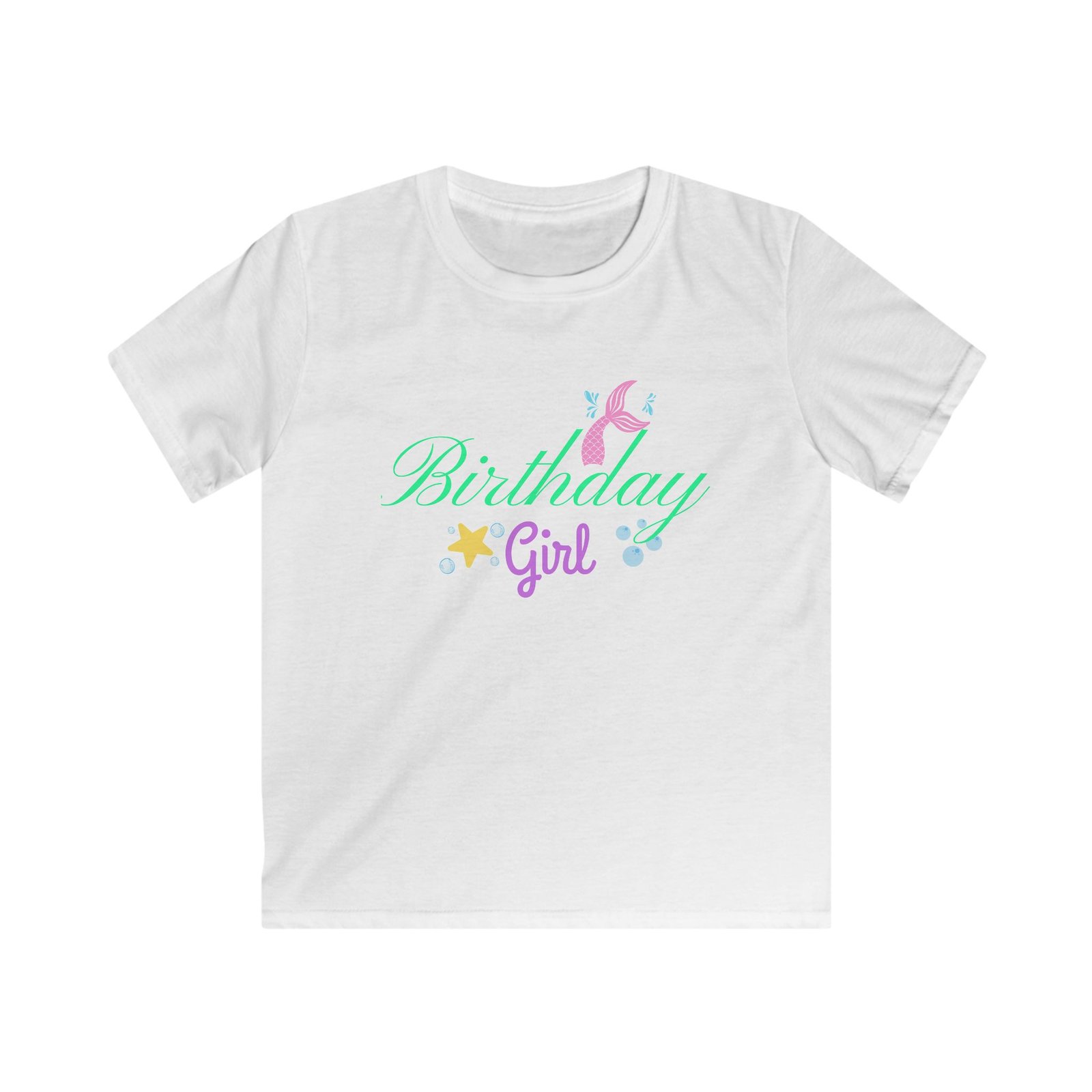 Mermaid Birthday girl shirt Mermaid Birthday girl shirt - Image 2