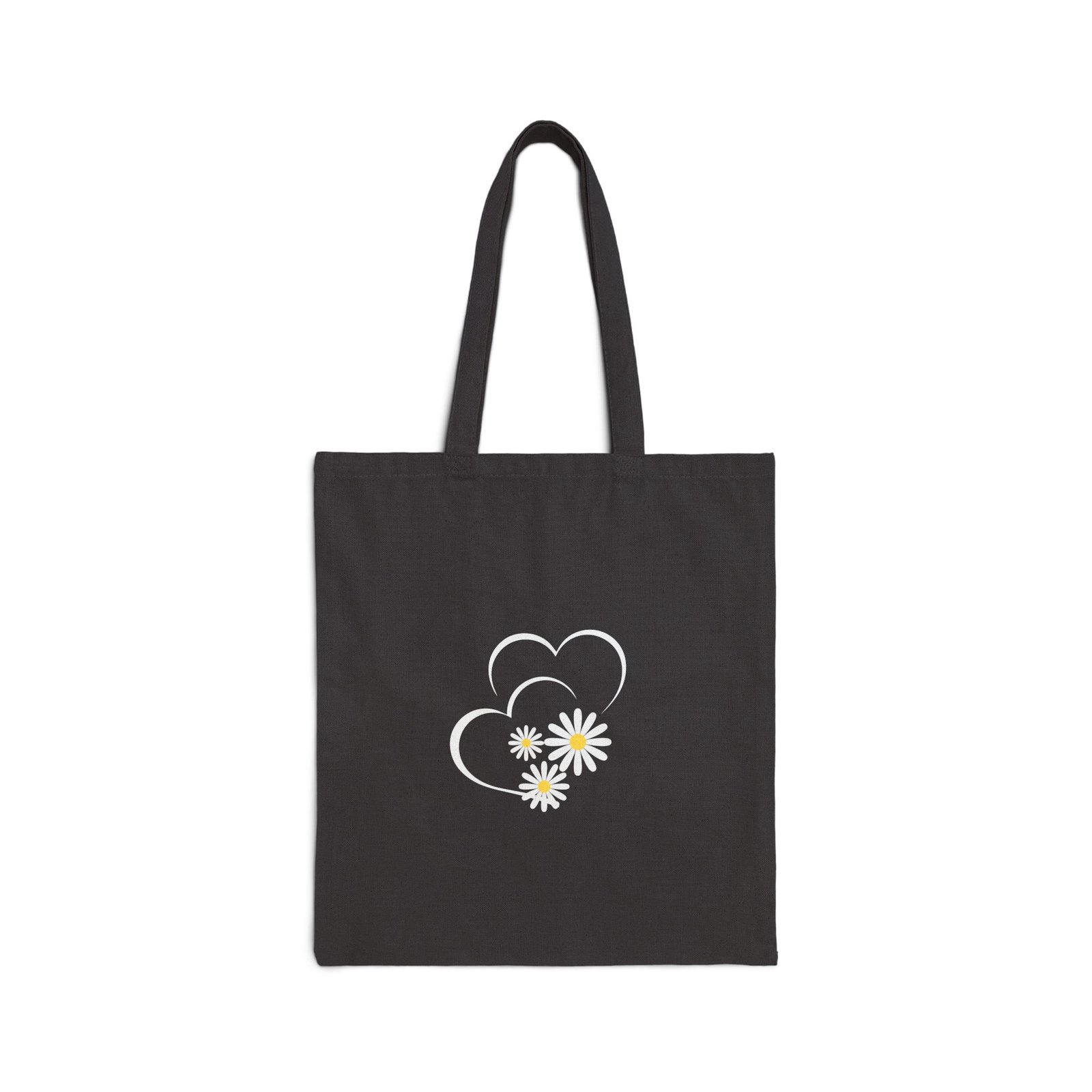 Heart & Bloom Tote Bag - Black Heart & Bloom Tote Bag - Black