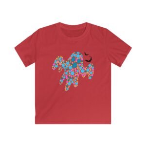 Alternative view of Halloween girls ghost shirt - Kids