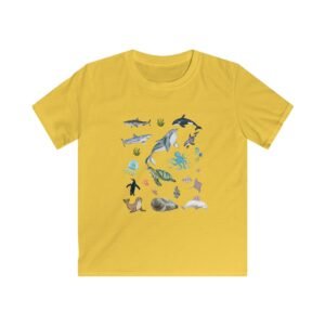 Alternative view of Ocean Creatures Toddler shirt