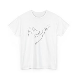 HANGINGLINE APPAREL Alternative view of Paw-some Fist Bump – Dog Lovers Tee